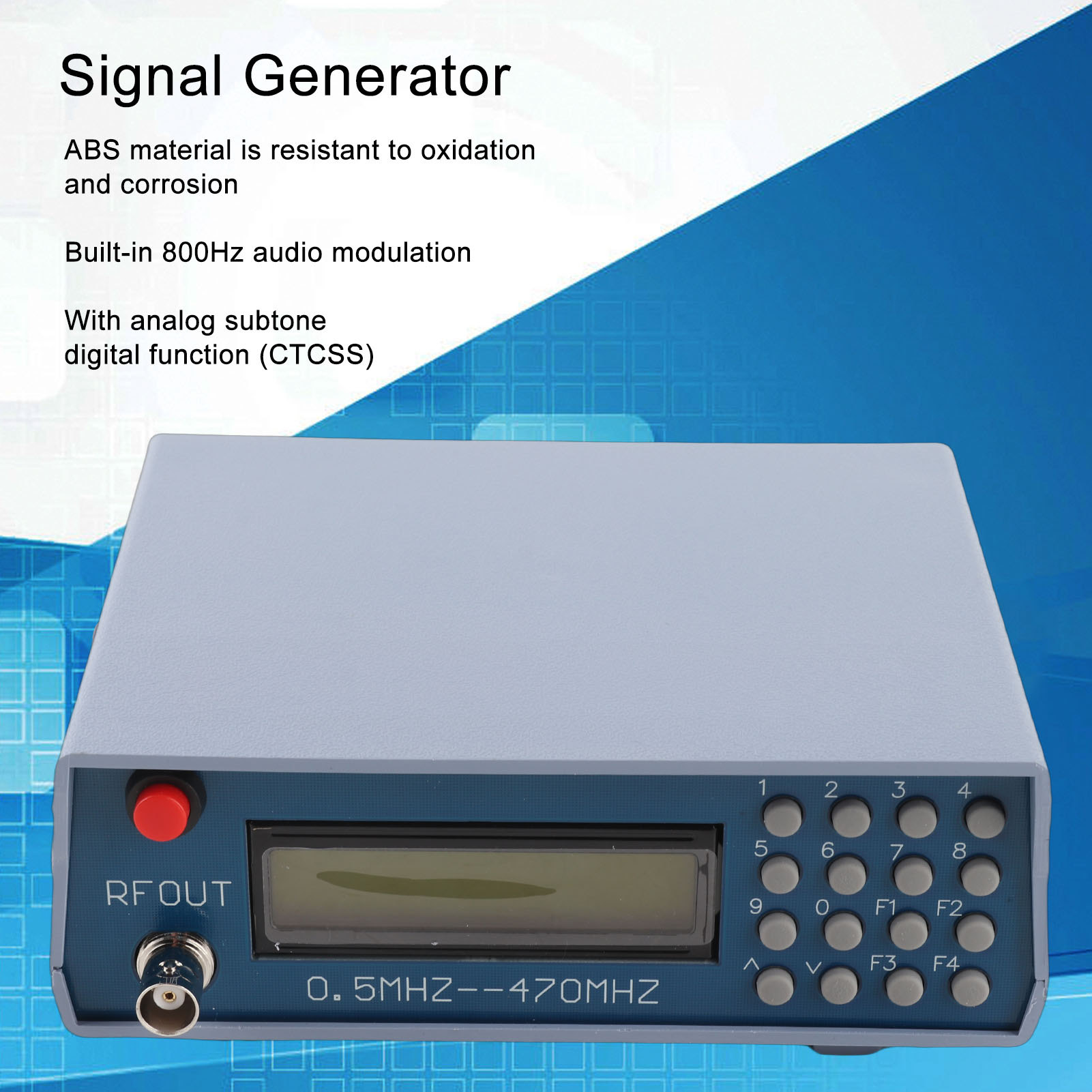 Rf Signal Generator 0.5Mhz To 470Mhz - Generatore di segnali funzionali Generatore di