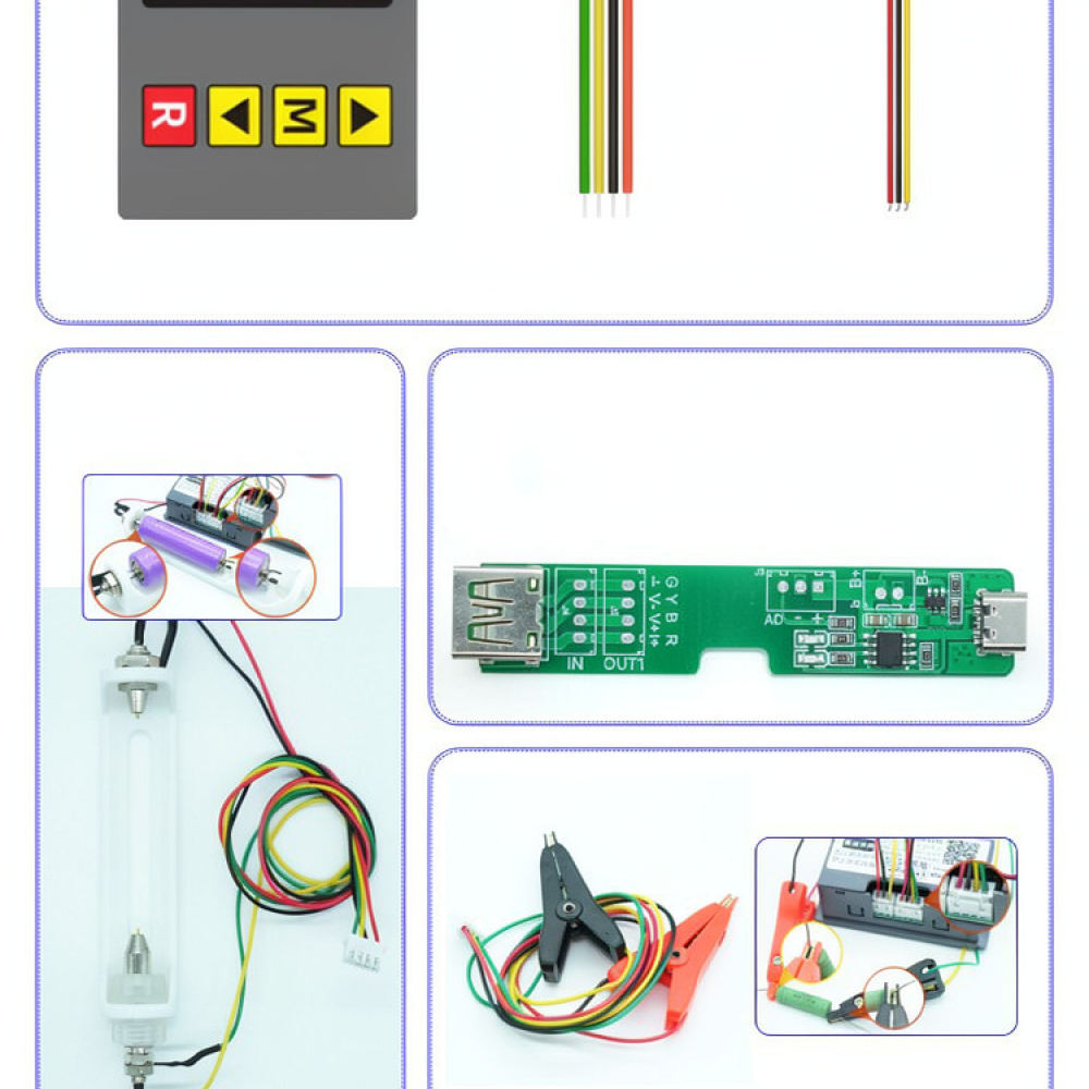 Tester di tensione e resistenz - Battery Internal Resistance Tester Four Wire recensione e prezzo